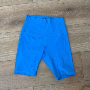Lululemon align hr short 6” blue size 4